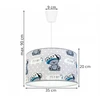 Light Home LAMPA WISZĄCA SUFITOWA LOFT DZIECIĘCA ABAŻUR LED