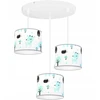 Light Home LAMPA WISZĄCA SUFITOWA LOFT DZIECIĘCA ABAŻUR LED