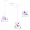 Light Home LAMPA WISZĄCA SUFITOWA LOFT DZIECIĘCA ABAŻUR PAJĄK
