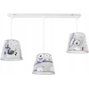 Light Home LAMPA WISZĄCA SUFITOWA LOFT DZIECIĘCA ABAŻUR LED