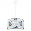 Light Home LAMPA WISZĄCA SUFITOWA LOFT DZIECIĘCA ABAŻUR LED