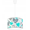 Light Home LAMPA WISZĄCA SUFITOWA LOFT DZIECIĘCA ABAŻUR LED