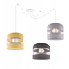Light Home LAMPA WISZĄCA SUFITOWA ŻYRANDOL LOFT ABAŻUR PAJĄK