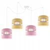 Light Home LAMPA WISZĄCA SUFITOWA ŻYRANDOL LOFT ABAŻUR PAJĄK