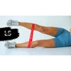 Line Sport Pasipriešinimo gumos, 5 vnt. jėgos juostų rinkinys treniruotėms, fitnesui ir reabilitacijai 30 cm x 50 mm, įvairių spalvų