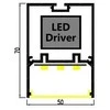 Bona electrica Linijinė lempa LED 40W DW, Balta