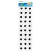 Lipnios akys dekoratyvinis ornamentas 12 mm 30el - Craft with Fun