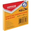 Office Products Lip.lapeliai 76x76/100 OFFp, neon žali