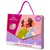 Lisciani Kūrybinis rinkinys DISNEY PRINCESS piešimo mokykla su lipdukais 20 vnt.