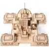 Little Story Medinis 3D galvosūkis Varšuvos kultūros ir mokslo architektūros rūmų modelis