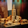 Dėlionė Little Story Medinis 3D galvosūkis Varšuvos kultūros ir mokslo architektūros rūmų modelis