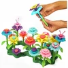 Littlekingdom Blokai Gėlės Sodo statyba Creative Gėlės Pieva 135 vnt 3+