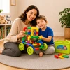 Littlekingdom Spalvingi vamzdžių konstrukciniai blokeliai 176 elementai, kūrybinės pramogos 3 4 5