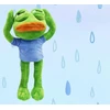 Liūdna varlė pliušinis žaislas 45 cm Pepe the Frog Meme juokingas