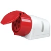 Orno Lizdas kampinis SEZ, 5x32A, IP44, 400V, Pilkas/Raudonas