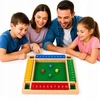 Loginis žaidimas vaikams, mediniai kauliukai, lenta, skaičiai, skaičiavimas SHUT BOX