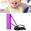 LOGOPEEDINIS GYDYMAS DANTŲ KAKLAPAS MĖLYNAI PURPURA