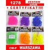 Loom Bands Glow in the Dark guminės juostos, skirtos APYRANKĖMS, rinkinyje 1278 vnt. 6 spalvos