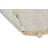 Lorena Canals Skalbiamas medvilninis kilimas Bubbly Natural-Honey 120 cm