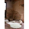 Lorena Canals Skalbiamas medvilninis kilimas Bubbly Olive-Natural 120 cm