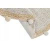 Lorena Canals Skalbiamas medvilninis kilimas Bubbly Natural-Honey 120 cm