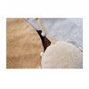 Lorena Canals Skalbiamas medvilninis kilimas Bubbly Natural-Honey 120 cm