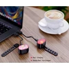 LTC Dviračio apšvietimas PRIEKINIS IR GALIS DVIRAČIO LEMPŲ RINKINYS 800 lm USB