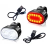 LTC Dviračio apšvietimas PRIEKINIS IR GALIS DVIRAČIO LEMPŲ RINKINYS 800 lm USB