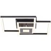 Lubinis šviestuvas Lubinis LED šviestuvas BRILLIANT BRAY, 22 W, 3000 K, 2900 lm, juodos sp, 40 x 40 x 9 cm