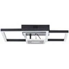 Lubinis šviestuvas Lubinis LED šviestuvas BRILLIANT BRAY, 22 W, 3000 K, 2900 lm, juodos sp, 40 x 40 x 9 cm