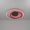 Lubinis šviestuvas Lubinis LED šviestuvas EGLO Calagrano, 21,5W, 3000K, RGB, 2700lm, juodos sp., ø45 x h3,5cm