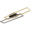 Lubinis šviestuvas Lubinis LED šviestuvas GLOBO DAKARI, 30W,3000K,3240lm,matinės juodos/aukso sp, 7,5x60x80cm