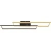 Lubinis šviestuvas Lubinis LED šviestuvas GLOBO DAKARI, 30W,3000K,3240lm,matinės juodos/aukso sp, 7,5x60x80cm