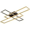 Lubinis šviestuvas Lubinis LED šviestuvas GLOBO DAKARI, 40W,3000K,4230lm,matinės juodos/aukso sp, 9,5x60x80cm