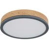 Lubinis šviestuvas Lubinis LED šviestuvas GLOBO Doro, 12W, 3000K, 1600lm, medžio sp., ø30 x 8,5 cm