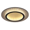 Lubinis šviestuvas 18,5W LED paviršinis šviestuvas MESH, juodas, 3000K