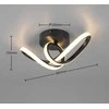 Lubinis šviestuvas Lubinis LED šviestuvas REALITY RUSA, 7W, 3000K, 900lm, juodos sp. 13,5x28x12cm