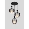 Lubinis šviestuvas BALTIK GAISMA GH90785/3 BK, E27, 3 x 60 W, Ø42 x 85 cm