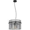 Lubinis šviestuvas GLOBO GORLEY, 5xE14, 40W, 230V, metalinis, juodos sp, ø32x23cm