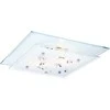 Lubinis šviestuvas GLOBO Jasmina, 2 x E27, 40W, su stiklu, chromo sp., 33,5 x 33,5 x 8,5cm