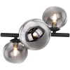 Lubinis šviestuvas Lubinis LED šviestuvas GLOBO Riha, 3xG9, 3,5W, 3000K, 350lm, sidab/juodos sp., 20,8x28,3cm