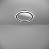 Lubinis šviestuvas Lubinis LED šviestuvas EGLO MACCHIONI, 24W, 2700-6500K, 2400lm, juodos sp., Ø38cm su pultu