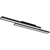 Lubinis šviestuvas Lubinis LED šviestuvas TOPE LOTA, IP40, 40 W, 3011 lm, 4000 K, juodos sp, 116,3x6,7x3,5 cm