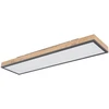 Lubinis šviestuvas Lubinis LED šviestuvas GLOBO HAYDEN, 30W, 3000K, 3100lm, medžio/juodos sp 80 x 20 x 5 cm