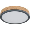 Lubinis šviestuvas Lubinis LED šviestuvas GLOBO Doro, 12W, 3000K, 1600lm, medžio sp., ø30 x 8,5 cm