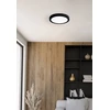 Lubinis šviestuvas Lubinis LED šviestuvas EGLO IDUN-E, 24 W, 2400 lm, 4000 K, juodos sp, Ø30 x 3,4 cm