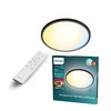 Lubinis šviestuvas Plafoninis LED šviestuvas PHILIPS VALEN 16W 2200-6500K 2000lm juodas Ø29,1x2,4cm su pultu