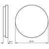 Lubinis šviestuvas Plafoninis LED šviestuvas SPECTOR LIGHT, 24W, 4000K, 2600lm, IP20, Ø32 x 5 cm