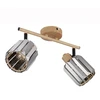 Lubinis šviestuvas Taškinis šviestuvas GLOBO RUN, 2xE14 max 2x40W, dūmų spalvos K5 kristalai, 9x15x33cm