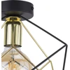 Lubinis šviestuvas TK LIGHTING ALAMBRE, 1xE27, LED Max 15W, juodas